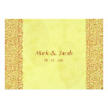 Indian Paisley Wedding Invitation invitations