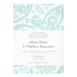 Indian Paisley Wedding Invitation