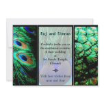 Indian Peacock Wedding Invitation Indian Peacock Wedding Invitation