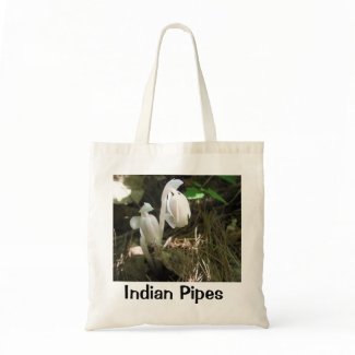 Indian Pipes Tote Bag bag