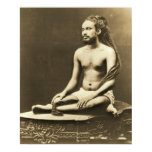 indian, priest, meditating, padre, art, long,