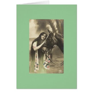 Indian princess card