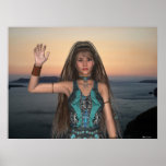 Indian Princess Native Americans Print