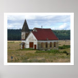 Indian Reservation Church-Print
