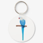 Indian Ringneck Parakeet Keychain