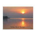 Indian River Sunset Bethany Postcard by MidnightAkita Indian River Sunset Bethany Postcard