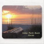Indian Rocks Beach Florida Sunset Beach Boat Mousepad