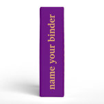 Indian Sari Design -Purple Binder
