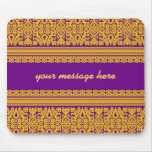 Indian Sari Design - Purple Mousepad