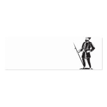 Indian Sikh Guard Retro Business Card Template