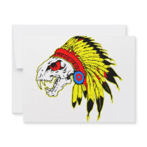 Indian Skull Headress Custom Invite