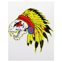 Indian Skull Headress letterhead