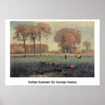 Indian Summer By George Inness Print