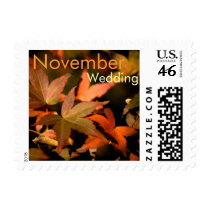 Indian Summer • November Wedding Stamp by SabineStGreetings Indian Summer • November Wedding Stamp