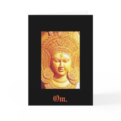 Indian Temple Art Post Card by nijoepaul