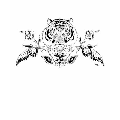 Indian Tiger Tat Tees T Shirt by emcityturtle