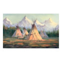 INDIAN TIPI CAMP by SHARON SHARPE posters by sharonsharpe INDIAN TIPI CAMP by SHARON SHARPE posters