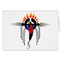 Indian Totem Greeting Card