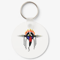Indian Totem keychains by WhiteTiger_LLC Indian Totem keychains