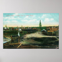 Indian Town on Yukon RiverAnvik, AK Poster