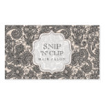 Indian Vintage Paisley Hair Stylist Salon Business Card