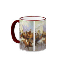 Indian War Party by NC Wyeth Coffee Mug