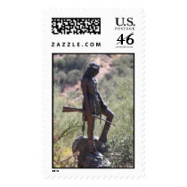 Indian Warrior Stamp by pattirm1 Indian Warrior Stamp