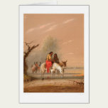 Indian Watering their Mounts (1068A) cards