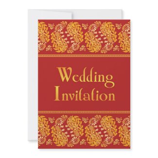 Hindi Wedding Invitations on Indian Wedding Invitation 2 Sided Invitation