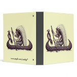Indian with eagle graphic art cool binder design