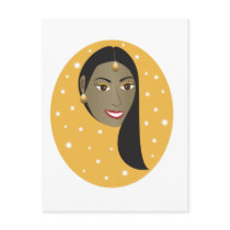 Indian Woman.ai Post Card