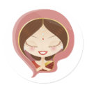 Indian Woman Praying stickers by Melisende Indian Woman Praying stickers
