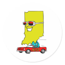 Indiana 500 stickers
