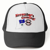Indiana Anti ObamaCare – November’s Coming! Trucker Hat