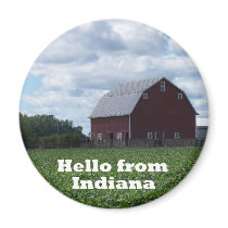 Indiana Barn Magnet