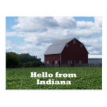 Indiana Barn Postcard