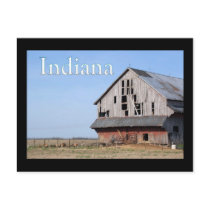 Indiana barns postcards