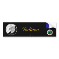 INDIANA bumper stickers