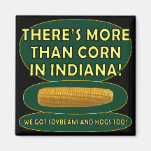 Indiana Corn Fridge Magnets