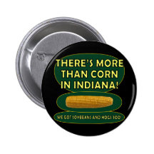Indiana Corn Pinback Button
