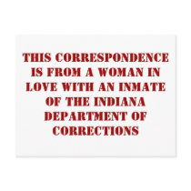 Indiana DoC #1 postcards