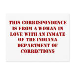 Indiana DoC #1 postcards
