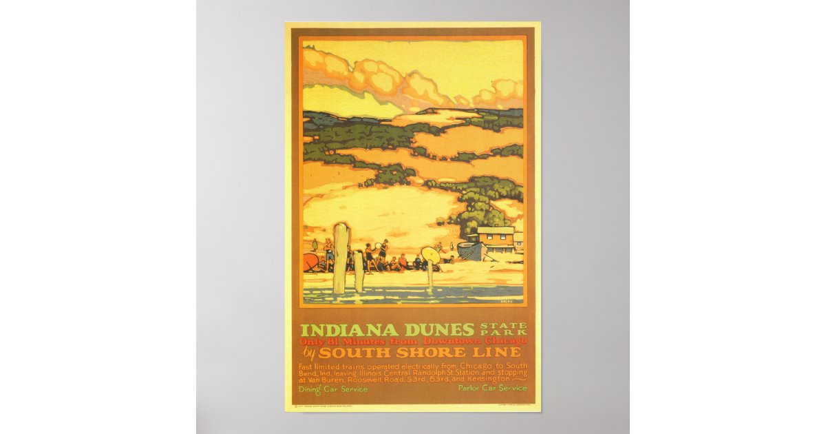 indiana dunes state park poster zazzle it is your birthday the office