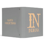 INDIANA EARTH COLLECTIONS STATE ABBREV. BINDERS