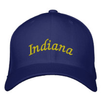 Indiana Embroidered Hat embroidered hats
