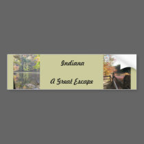 Indiana Escape Bumper Sticker bumper stickers