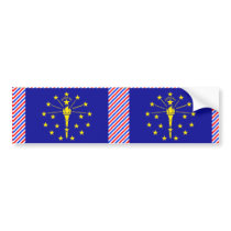 Indiana Flag bumper stickers by usaflags Indiana Flag bumper stickers