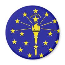 Indiana Flag magnets