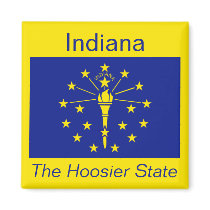 Indiana Flag Magnet