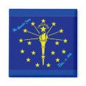 Indiana Flag Magnet